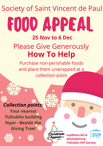 Society of Vincent De Paul Food Appeal graphic