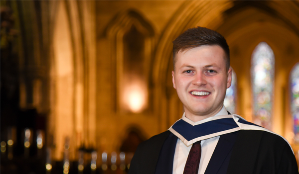 Picture of Brian Heffernan, TU Dublin Graduate and Undergraduate Global Winner in 2018