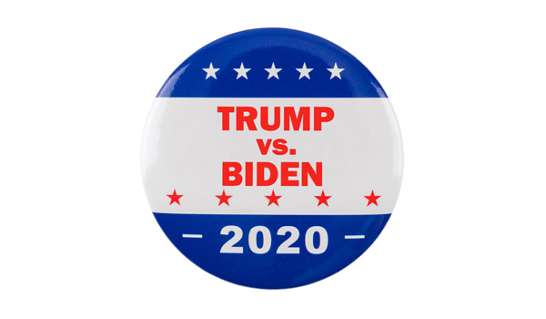 Trum or Biden 2020 text